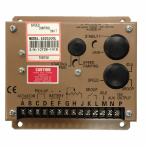 Gobernador de Velocidad Motor ESD5500E (Control Electrónico)